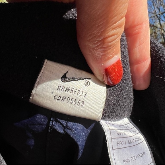 Rare Vintage 90’s Nike F.I.T. Full Zip Windbreaker Jacket 3M Dots Size Medium - Picture 8 of 16